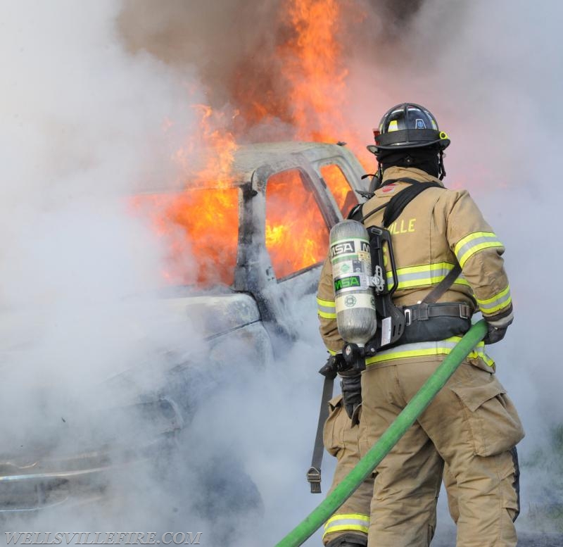 On Tuesday, September 20, 5:50 p.m., a pickup truck caught on fire of Warrington Township in the 1900 block of Old York Road.  Wellsville Fire Company responded and put the fire out.  No injuries were reported.
