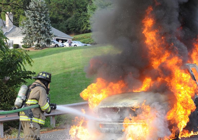 On Tuesday, September 20, 5:50 p.m., a pickup truck caught on fire of Warrington Township in the 1900 block of Old York Road.  Wellsville Fire Company responded and put the fire out.  No injuries were reported.
