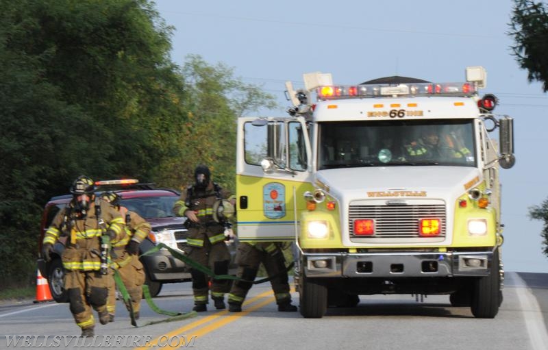 On Tuesday, September 20, 5:50 p.m., a pickup truck caught on fire of Warrington Township in the 1900 block of Old York Road.  Wellsville Fire Company responded and put the fire out.  No injuries were reported.
