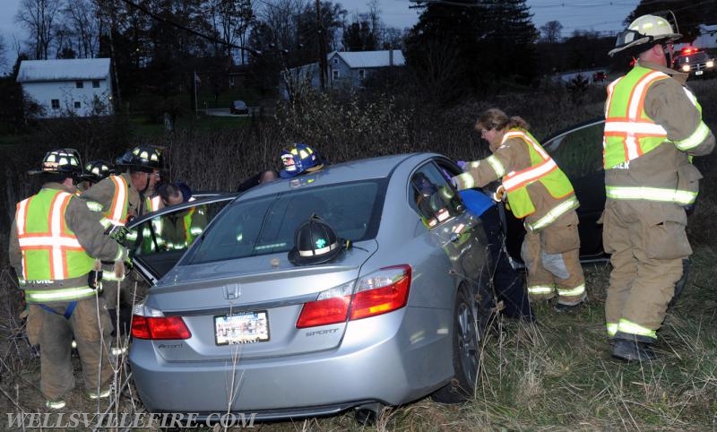 Crash rescue on Old York Road, Warrington Township, on 11/14/17.