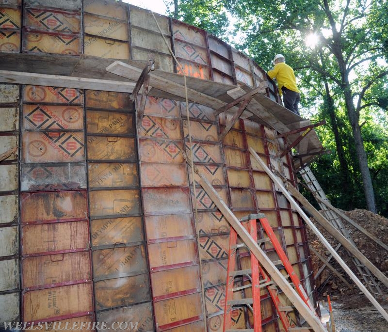 7/21/17 Friday:  Waste water tank rescue at Ski Roundtop.  photos by curt werner
