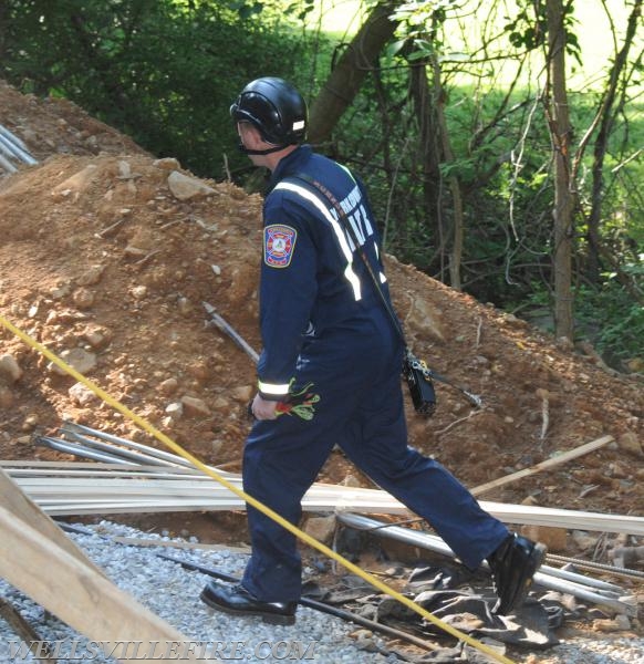 7/21/17 Friday:  Waste water tank rescue at Ski Roundtop.  photos by curt werner