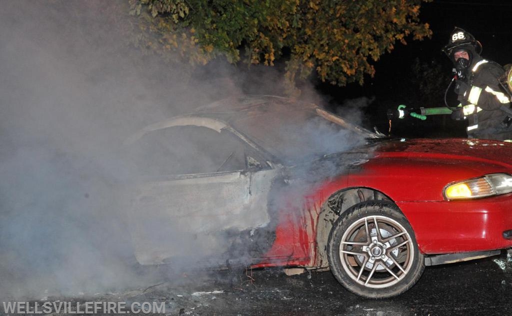 On Thursday, November 1, a three vehicle accident occurred in the six hundred block of Old York Road, Warrington Township.  One of the vehicles caught fire after impact.  Wellsville Fire Company quick response  put out the fire.  Fire police, EMS and Pa. State Police were also on the scene.  Injured were taken to local hospital. photos by curt werner
