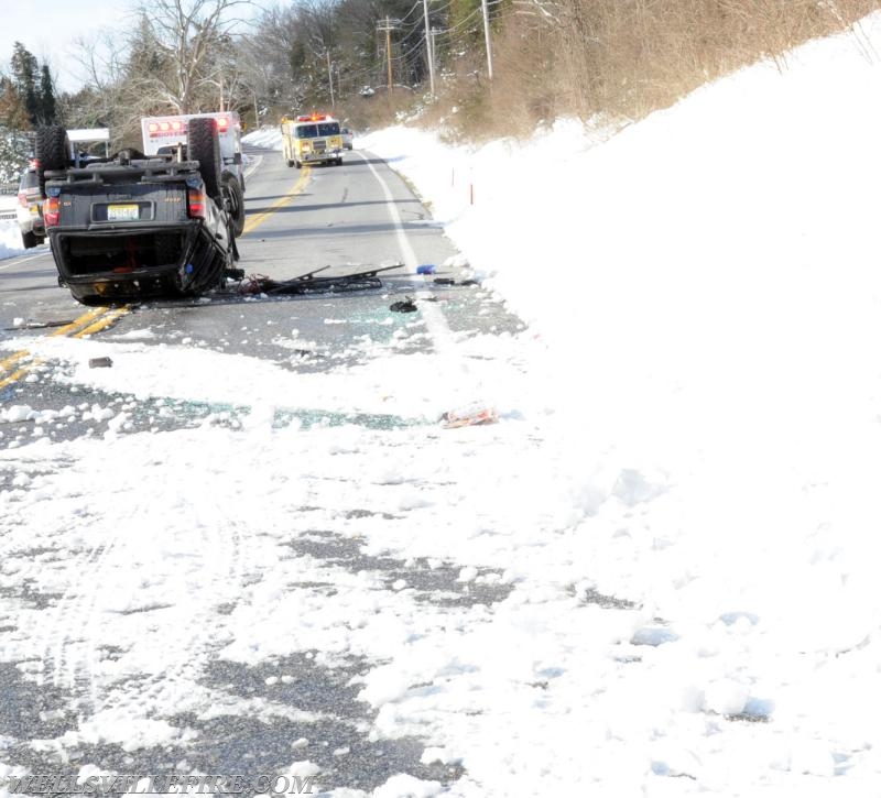 3/16/17, rollover on Alpine Road. photos by curt werner