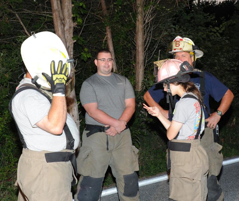 Rollover on Harmony Grove Road, Warrington Township, 6/17/15 4:30 a.m.  photos by Curt Werner