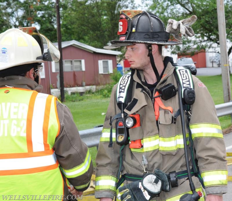 Tuesday, June 27, roll over entrapment on Rosstown Road.  photos by curt werner