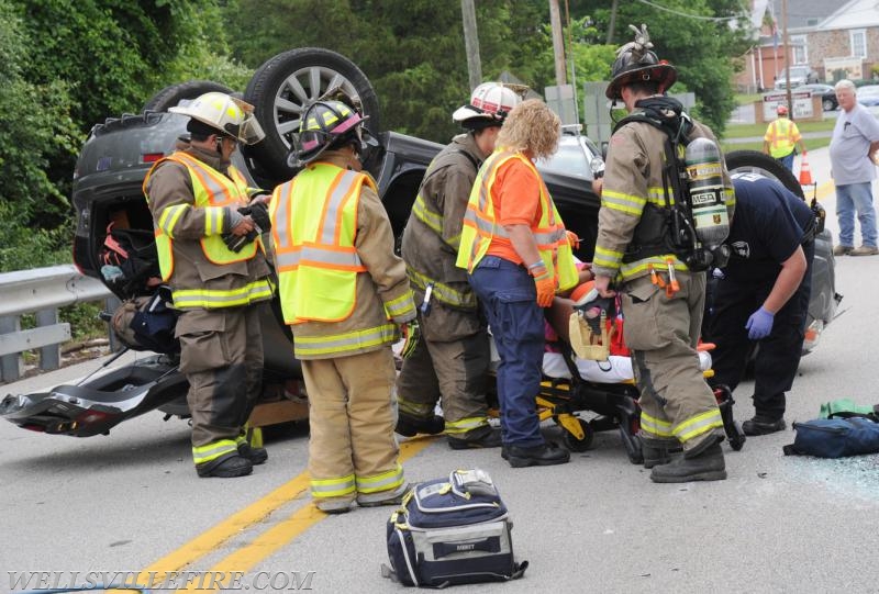 Tuesday, June 27, roll over entrapment on Rosstown Road.  photos by curt werner