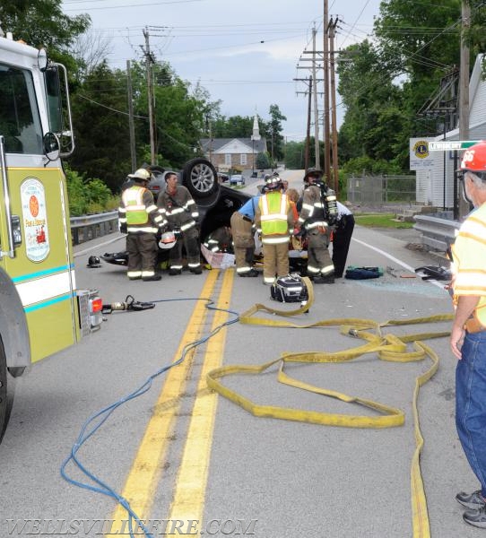 Tuesday, June 27, roll over entrapment on Rosstown Road.  photos by curt werner