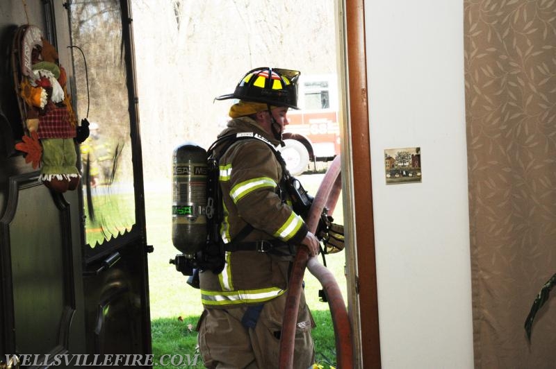 4/5/17, 9:26 a.m., stove fire on Kunkles Mill Road.  photos by Curt Werner