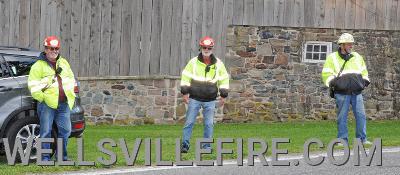 Crash on main street in Wellsville on Monday, May 11.  Wellsville Fire Co., Wellsville and Northern York County Fire Rescue fire police, Geisinger EMS and Pa. State Police on scene. photo by curt werner
