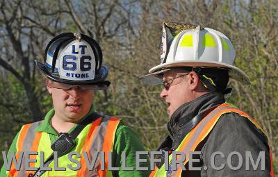 Crash on main street in Wellsville on Monday, May 11.  Wellsville Fire Co., Wellsville and Northern York County Fire Rescue fire police, Geisinger EMS and Pa. State Police on scene. photo by curt werner