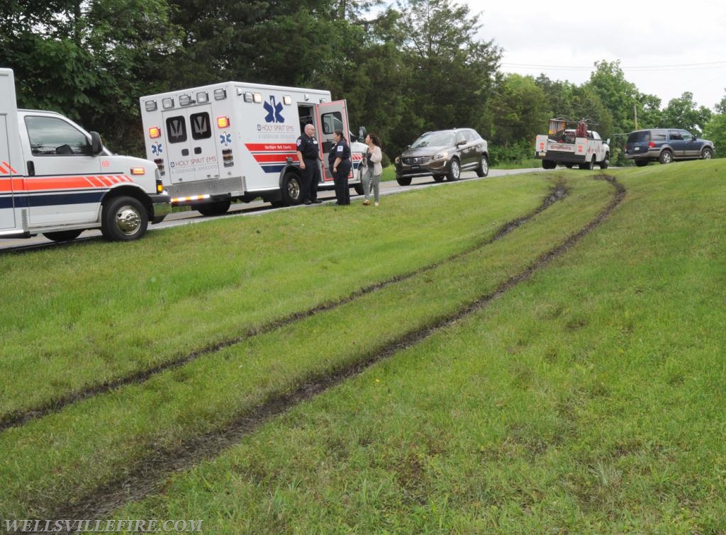 6/4/18, vehicle into tree on Harmony Grove Road. photos by curt werner