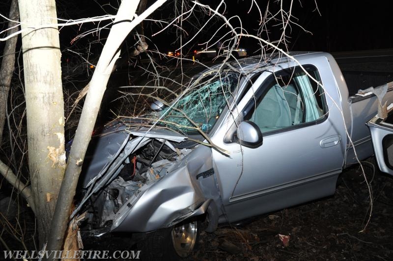 Saturday, March 31, car into telephone pole, following car hit down wires on Old York Road.  One to hospital.  photos by curt werner