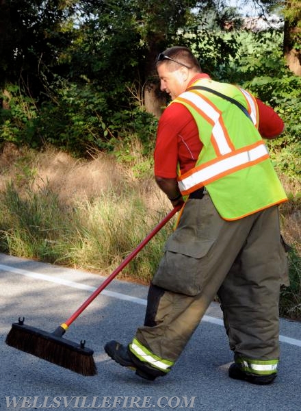 Friday, July 21, roll over on Wellsville Road.  photos by curt werner