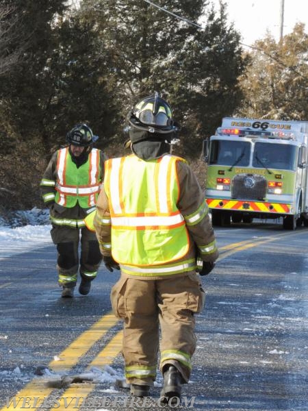 2/5/18 vehicle roll over on 9000 block of Carlisle Road, Warrington Township.  photo by curt werner