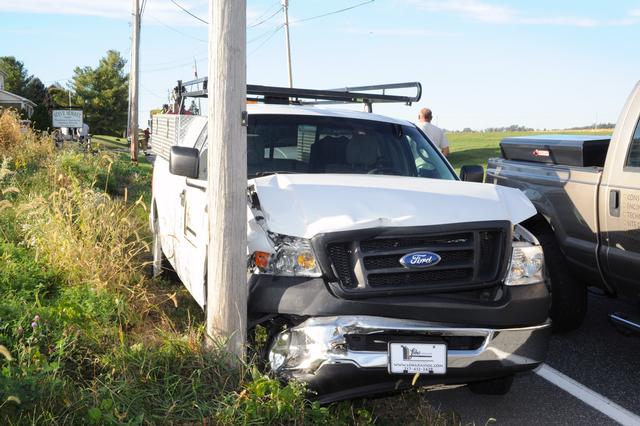 Wreck on 9400 block on Carlisle Road on Tuesday, Oct. 8.  photos by Curt Werner 