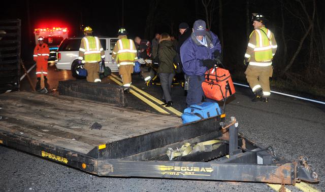 Two vehicle accident on Monday, December 23, on Carlisle Road.  by Curt Werner