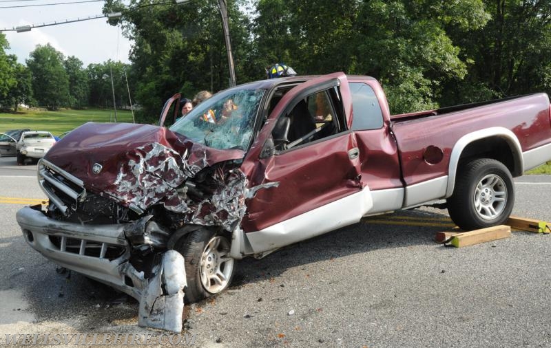 7/27/17 three car crash in the 500 block of York Road, Warrington Township.  Photos by Curt Werner