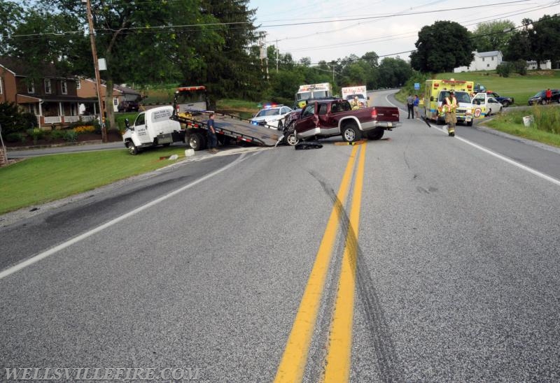 7/27/17 three car crash in the 500 block of York Road, Warrington Township.  Photos by Curt Werner