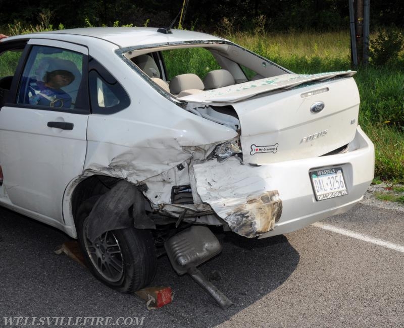 7/27/17 three car crash in the 500 block of York Road, Warrington Township.  Photos by Curt Werner