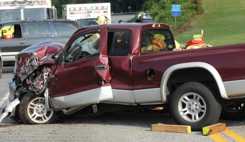 7/27/17 three car crash in the 500 block of York Road, Warrington Township.  Photos by Curt Werner