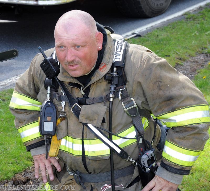 House fire on April 23, Zeigler Road.  photos by Curt Werner
