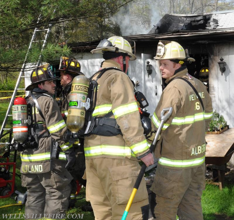 House fire on April 23, Zeigler Road.  photos by Curt Werner