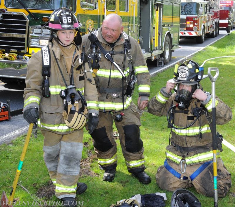 House fire on April 23, Zeigler Road.  photos by Curt Werner