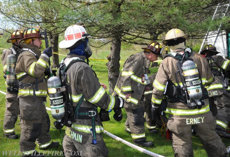 House fire on April 23, Zeigler Road.  photos by Curt Werner