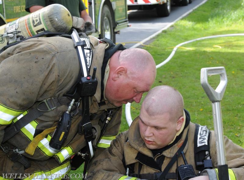 House fire on April 23, Zeigler Road.  photos by Curt Werner