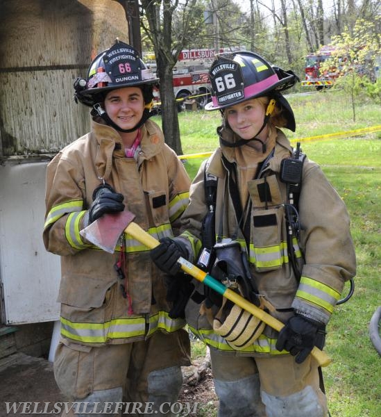 House fire on April 23, Zeigler Road.  photos by Curt Werner