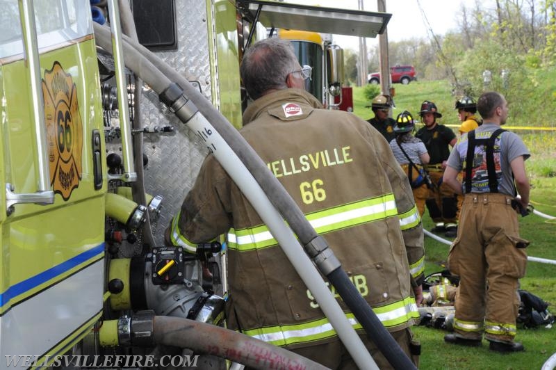 House fire on April 23, Zeigler Road.  photos by Curt Werner