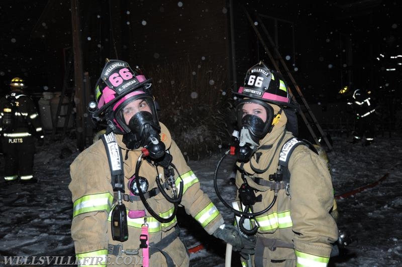 2/17/18 House fire on Zeigler Road, Warrington Township.  photos by curt werner