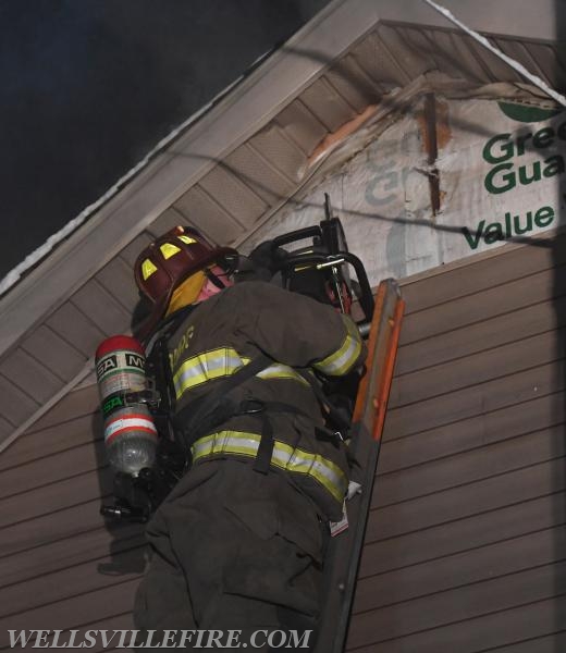 2/17/18 House fire on Zeigler Road, Warrington Township.  photos by curt werner