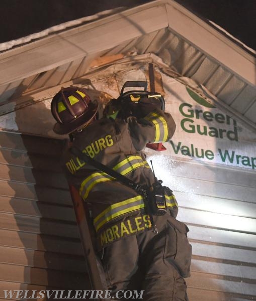 2/17/18 House fire on Zeigler Road, Warrington Township.  photos by curt werner