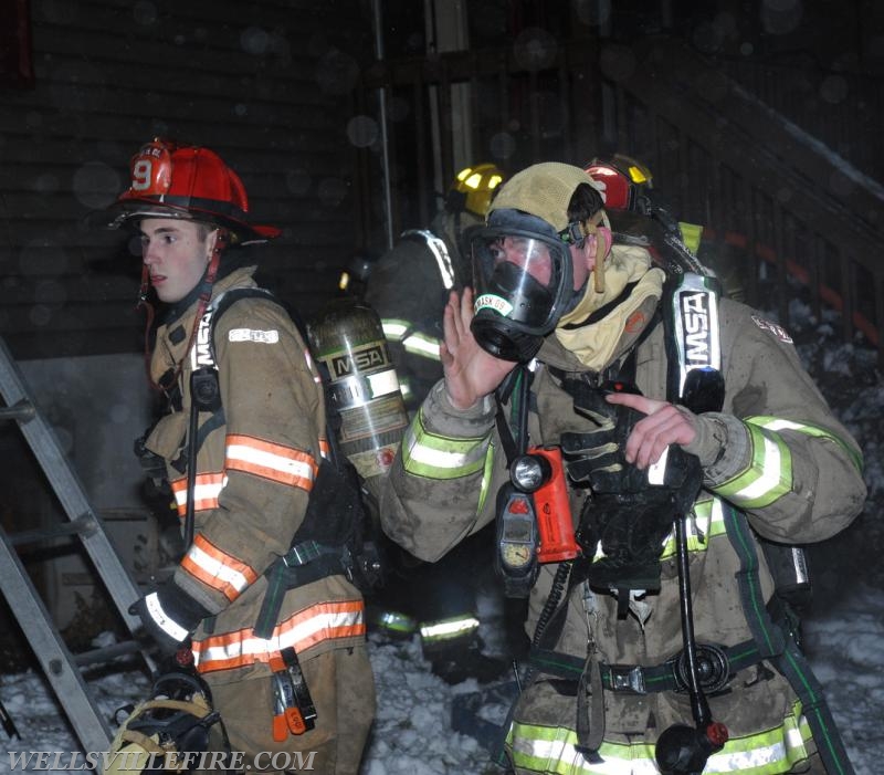 2/17/18 House fire on Zeigler Road, Warrington Township.  photos by curt werner