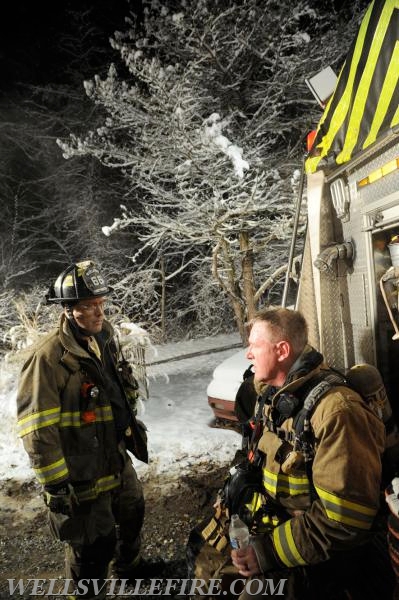 2/17/18 House fire on Zeigler Road, Warrington Township.  photos by curt werner