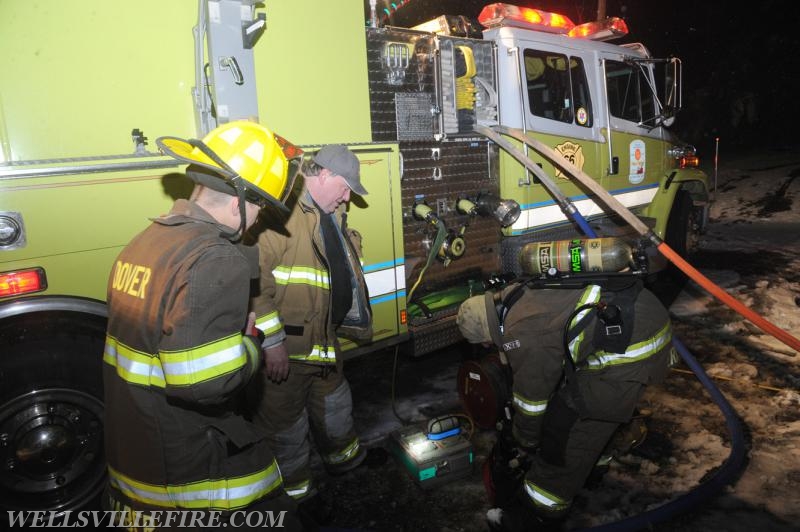 2/17/18 House fire on Zeigler Road, Warrington Township.  photos by curt werner