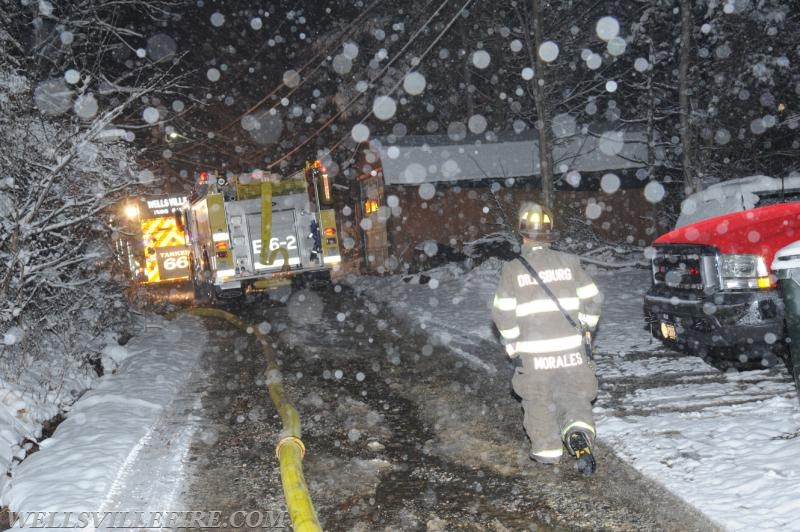 2/17/18 House fire on Zeigler Road, Warrington Township.  photos by curt werner