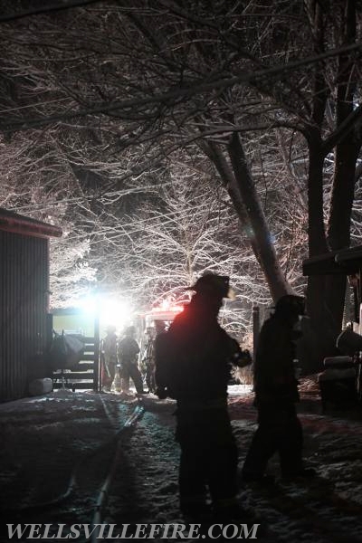 2/17/18 House fire on Zeigler Road, Warrington Township.  photos by curt werner