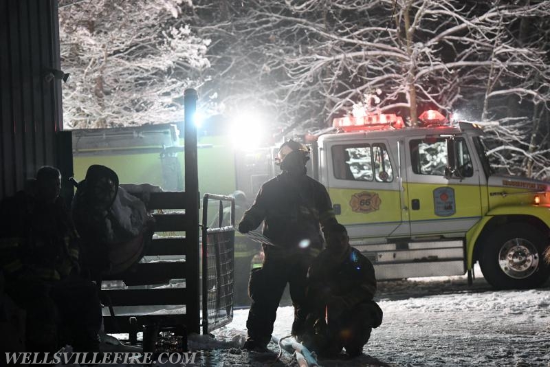 2/17/18 House fire on Zeigler Road, Warrington Township.  photos by curt werner