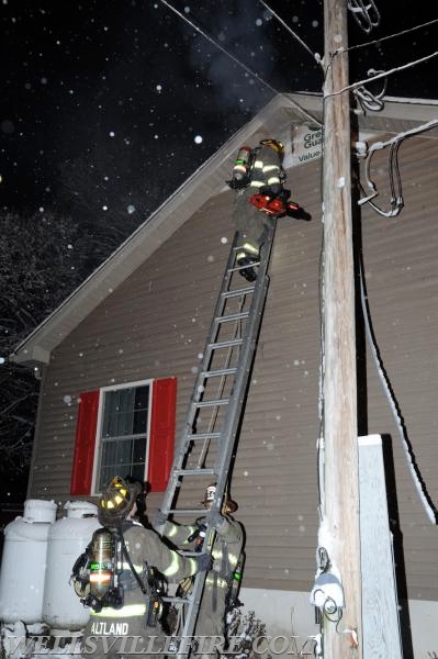 2/17/18 House fire on Zeigler Road, Warrington Township.  photos by curt werner