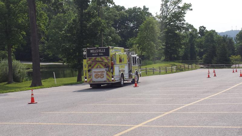 Emergency Vehicle Operations Class at Ski Roundtop 5-31-15. Photo by Ken Eshleman