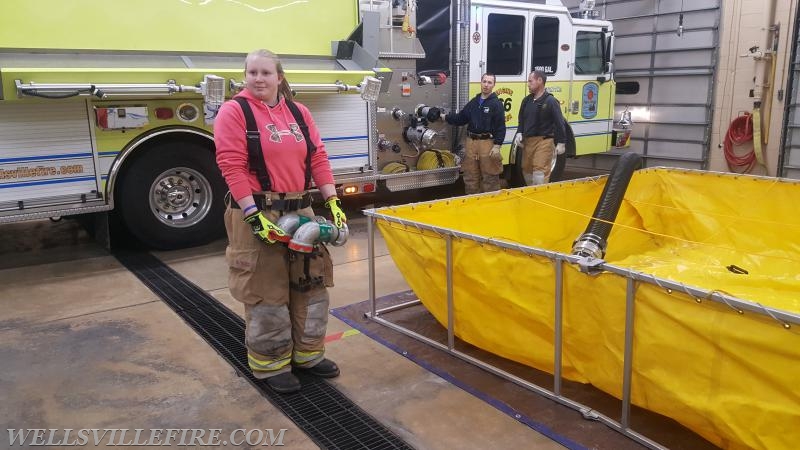 Training night with new members - 1/31/17. Photo by N. Fair