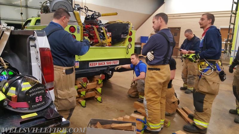 Training night with new members - 1/31/17. Photo by N. Fair