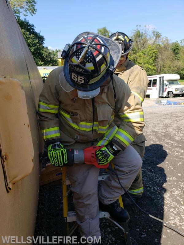 Bus Rescue Training at the York County Fire School. 9/29/18