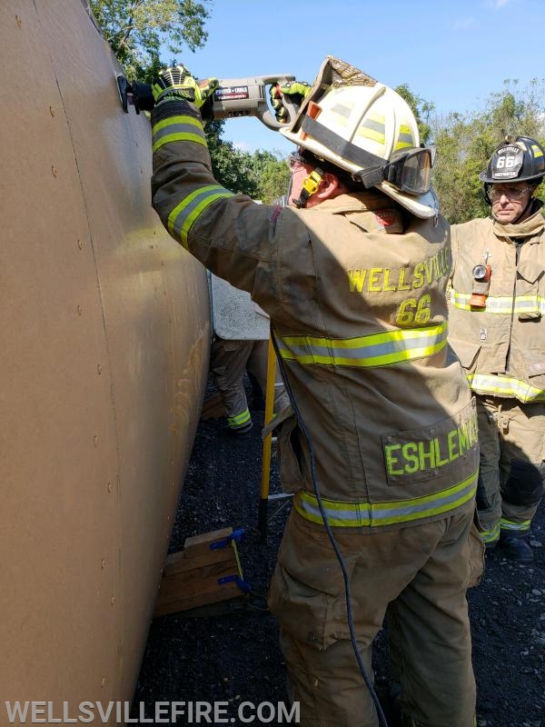 Bus Rescue Training at the York County Fire School. 9/29/18