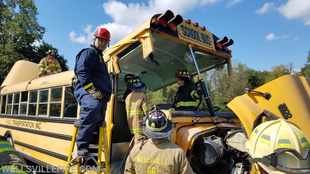 Bus Rescue Training at the York County Fire School. 9/29/18