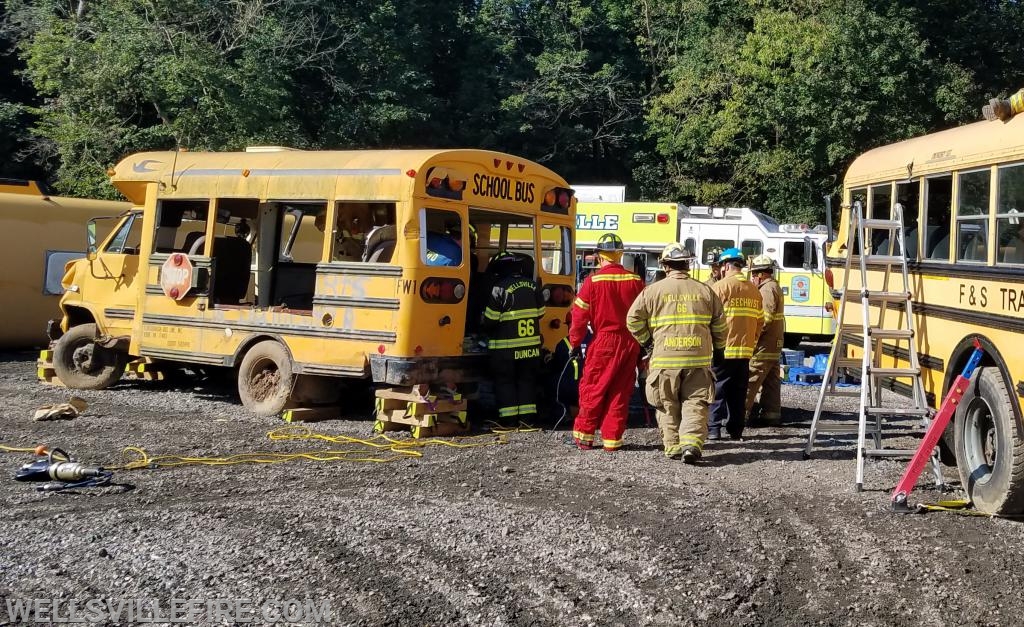 Bus Rescue Training at the York County Fire School. 9/29/18