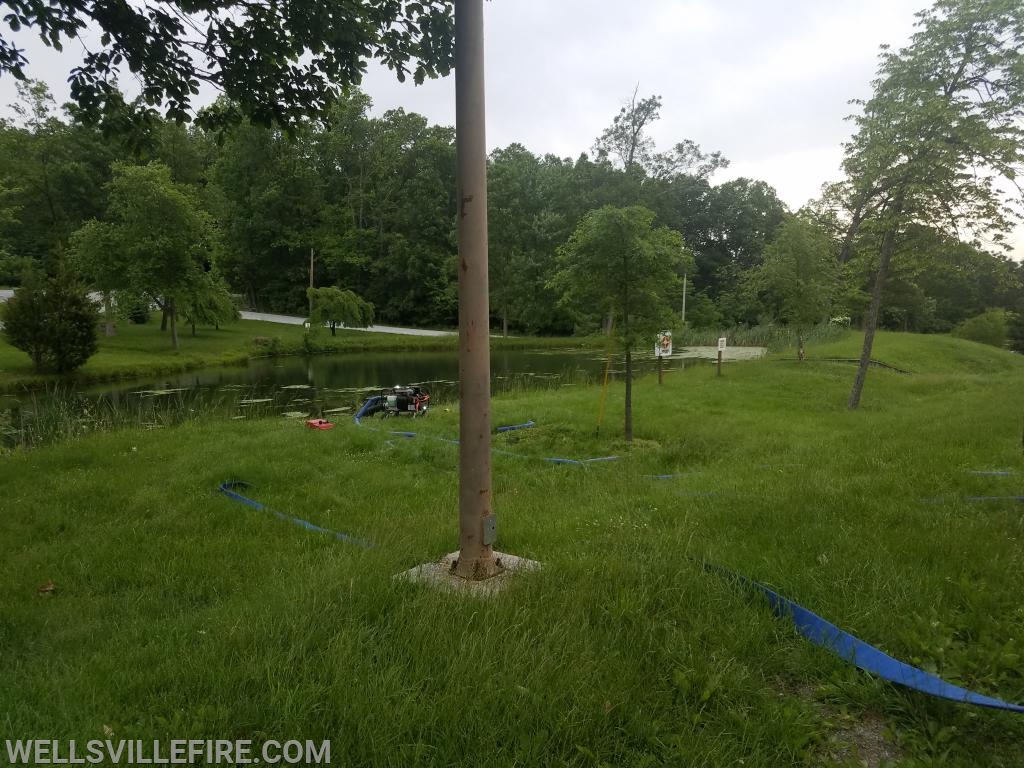 Water supply training 5-28-19 at Ski Roundtop, photo by Ken Eshleman Jr. 